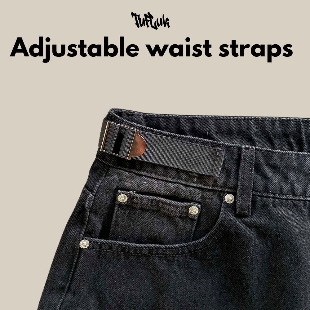 TUF LUK Adjustable Baggy Jeans