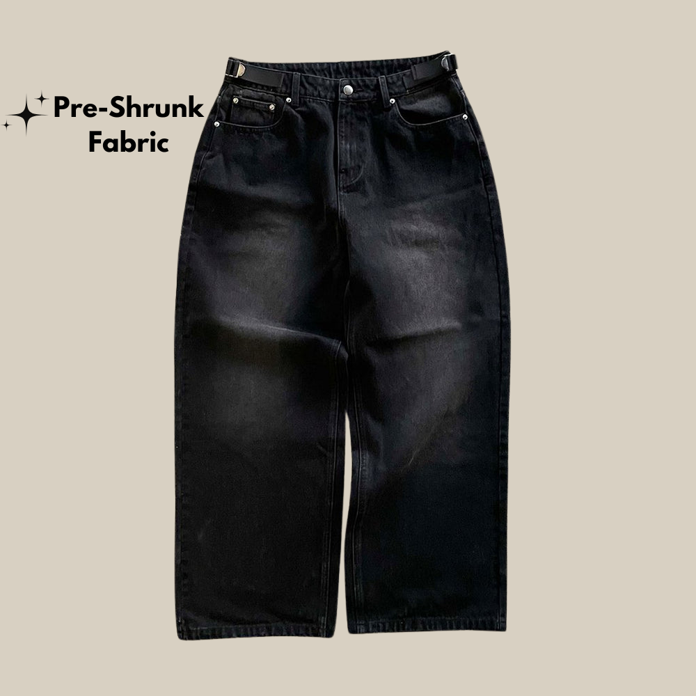 TUF LUK Adjustable Baggy Jeans