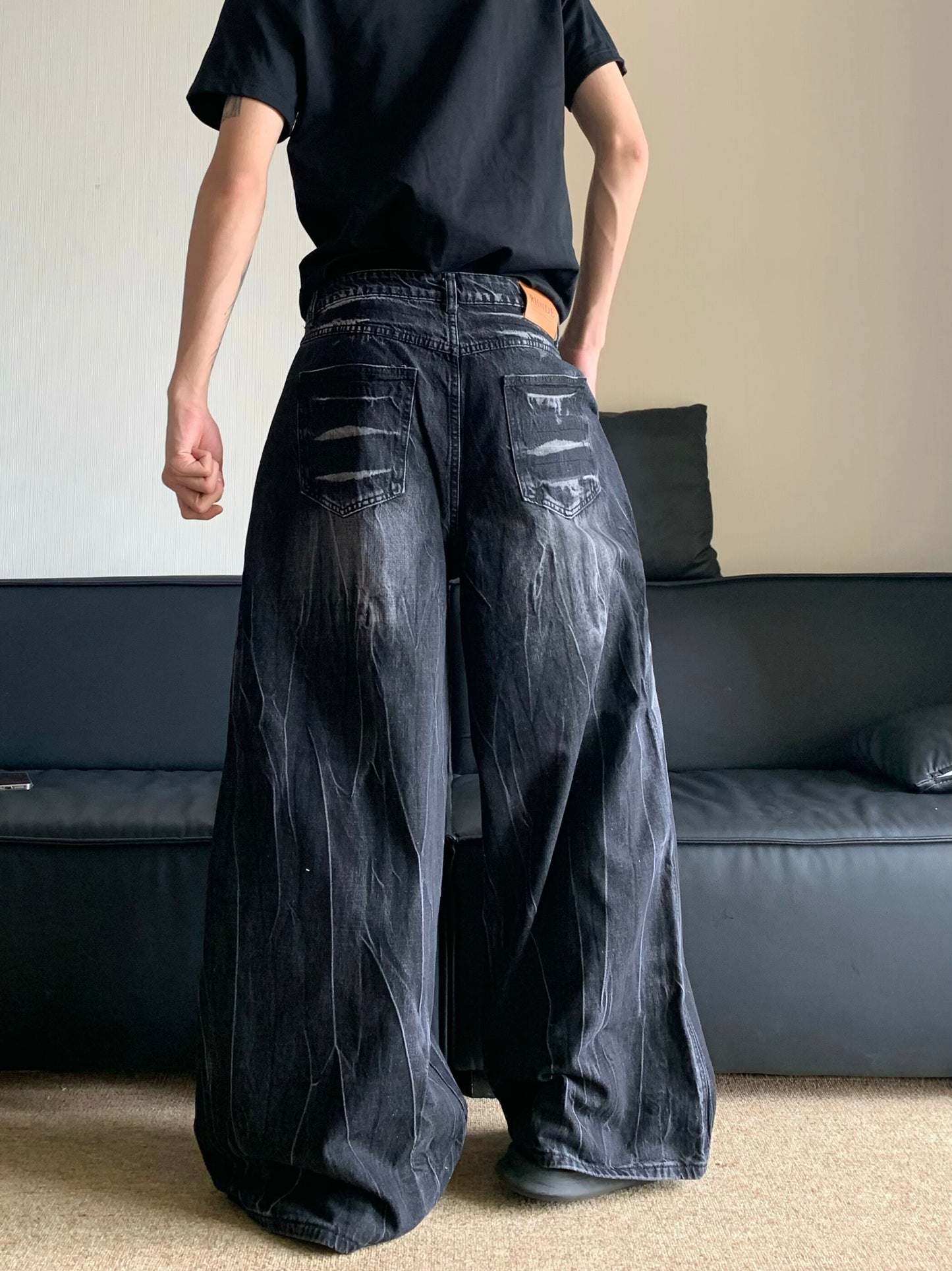 Loose Jeans -  Thunder Black