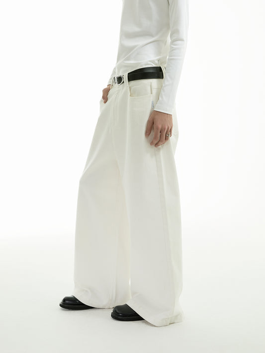 Twill Straight Pants