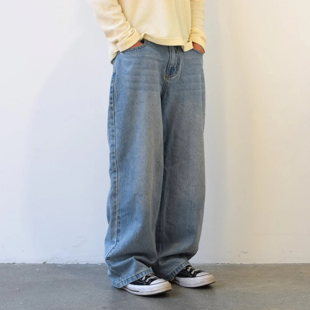 TUF LUK Adjustable Baggy Jeans